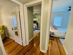 2 bedrooms, desk, iron/ironing board, free WiFi