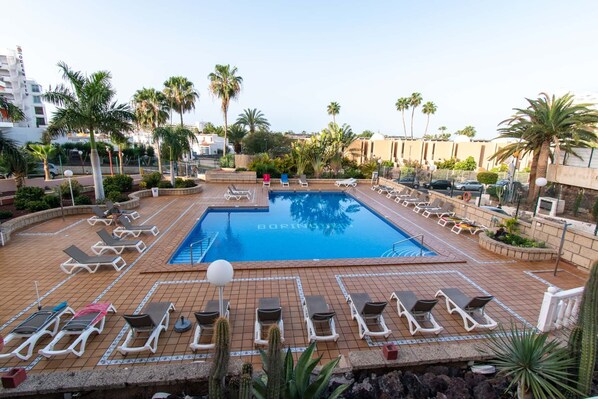Una piscina riscaldata