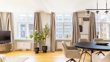 Apartment, 1 Schlafzimmer, Stadtblick | Wohnzimmer