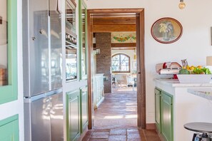Fridge, microwave, oven, stovetop - Podere La Troscia is an enchanting Rustic Villa in the Versilia countryside on the Tuscan coast with Garden and Private Pool; the owners love to share this wonderful place with guests from all over the world who intend to visit the North of Tuscany, the  (Piano di Mommio)