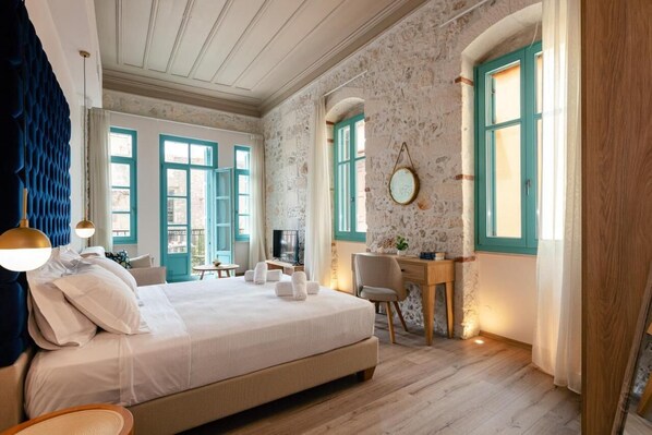 1 bedroom, in-room safe, soundproofing, iron/ironing board - La Luna della Loggia A2 (Rethymno)