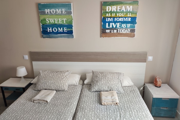 2 soveværelser, strygejern/strygebræt, weekendseng, Wi-Fi