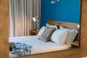 1 bedroom, soundproofing, iron/ironing board, free WiFi - Anemi Blue apt-close to the beach (Rethymno)