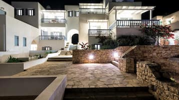 Front of property – evening/night