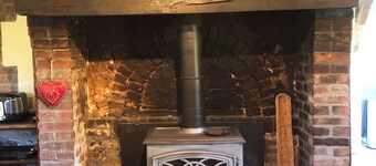 Renovated bread oven in pretty Normandy property