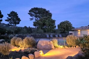 Property grounds - Villas Lantana: 38m2 one-bedroom villa with swimming pool (Lecci)