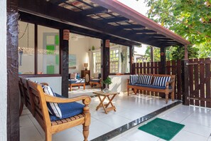 Ferienhaus, 3 Schlafzimmer, Klimaanlage | Wohnbereich