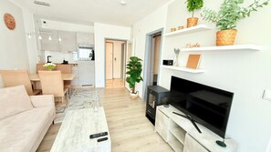 TV connectée, cheminée