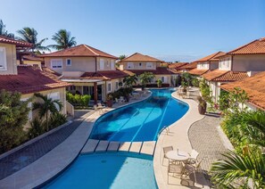 Deluxe-Haus, 3 Schlafzimmer, Klimaanlage, Poolseite | Pool