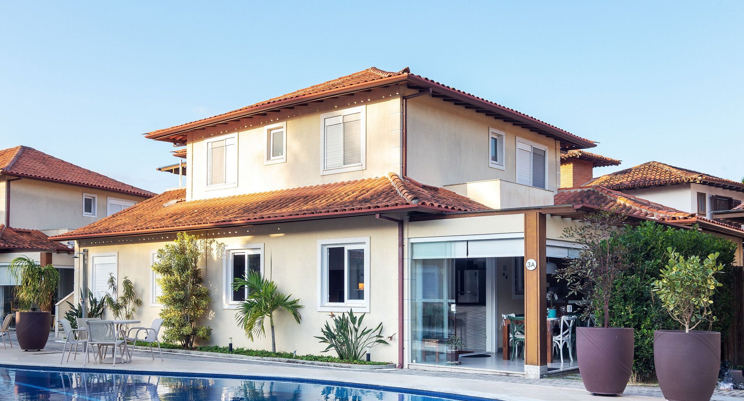 Deluxe House, 3 Bedrooms, Air conditioning, Poolside | Pool | Outdoor pool