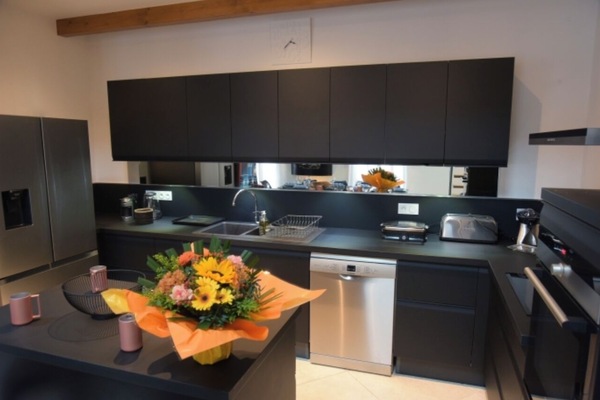 Mikrowelle, Ofen, Herdplatte, Geschirrspüler