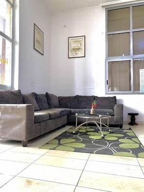 Sitteområde i lobbyen