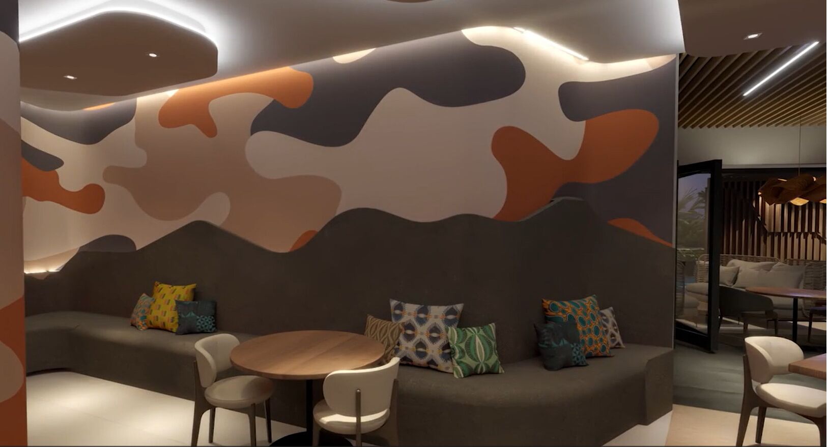 Lobby sitting area