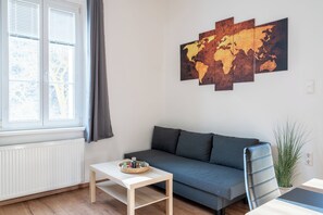 Superior Apartment, 2 Bedrooms, Balcony, Mountain View | Living area | Flat-screen TV - revLIVING Apartments Rosenburg bei Horn (Rosenburg-Mold)