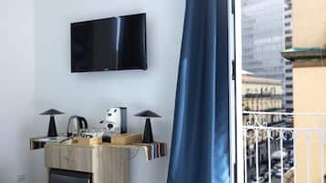 Chambre Quadruple Deluxe, balcon, vue ville