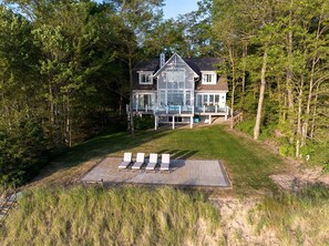 Exterior - Stunning Lake Michigan Home with Private Beach (West Olive)