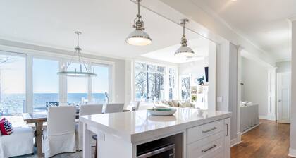 Stunning Lake Michigan Home with Private Beach