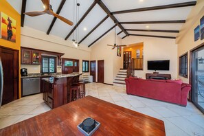 Smart TV, books, video library