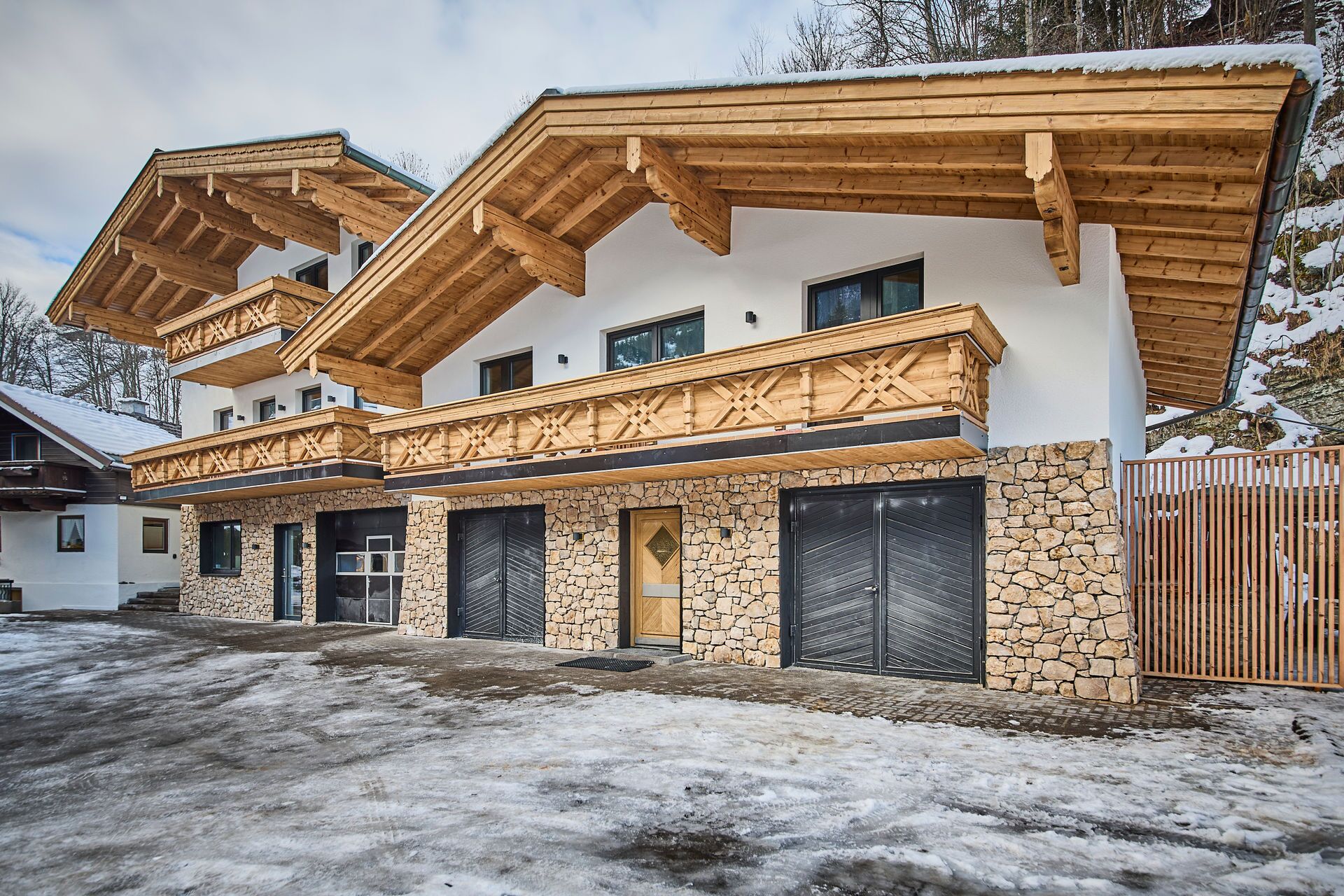 Fassade der Unterkunft