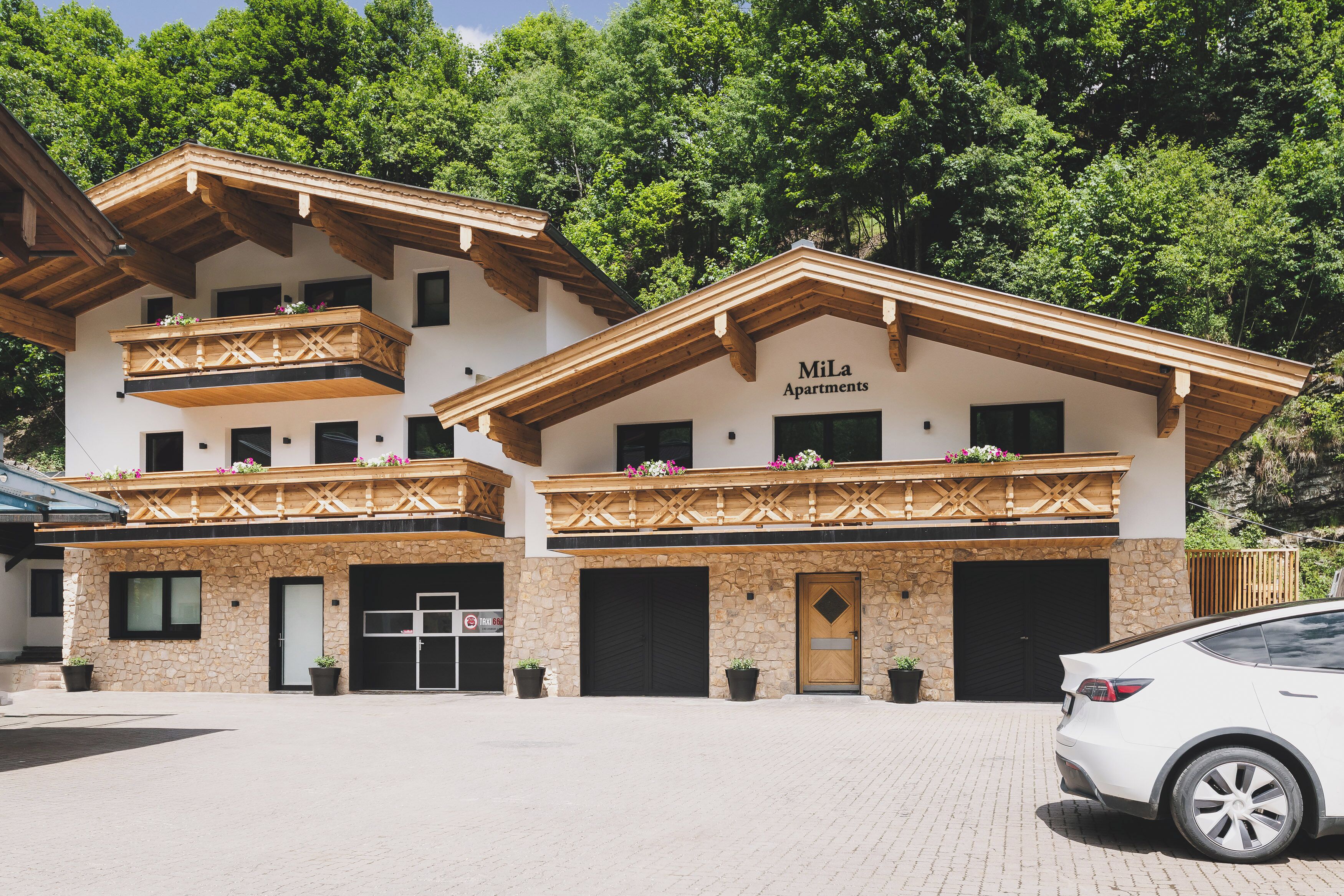 Fassade der Unterkunft