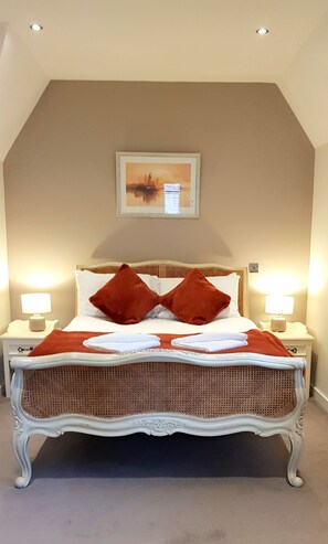 1 bedroom, desk, iron/ironing board, travel crib