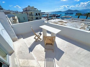 Double Room, Terrace, Sea View | View from room - Castellino Naxos (Naxos)