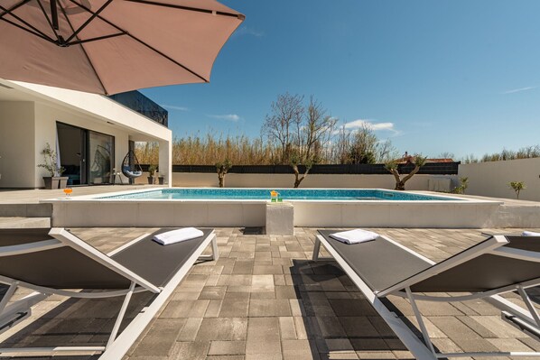 Piscine chauffée