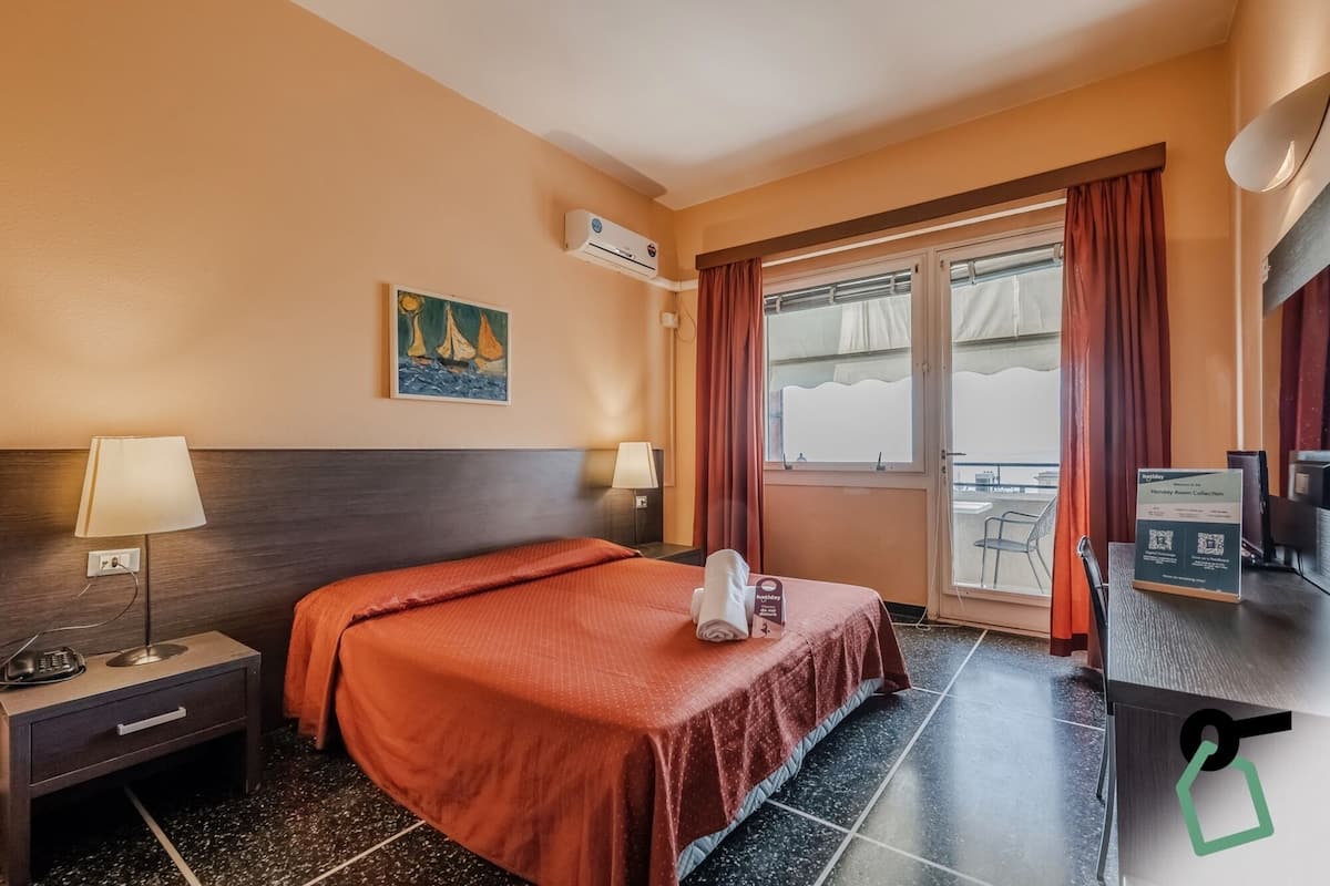 Double Room, Balcony | In-room safe, desk, free WiFi