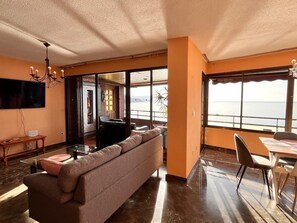 Living area - FRONT LINE BEACH PENTHOUSE (Almuñécar)