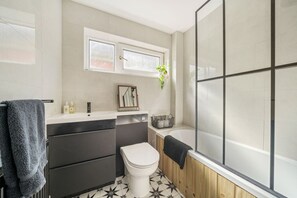 Hair dryer, towels