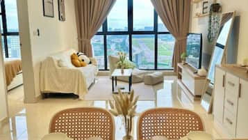 Phòng 3 dành cho gia đình, 3 phòng ngủ, quang cảnh thành phố | Tiện nghi tại phòng