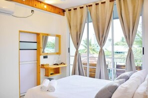 1 slaapkamer, een strijkplank/strijkijzer, wifi, beddengoed