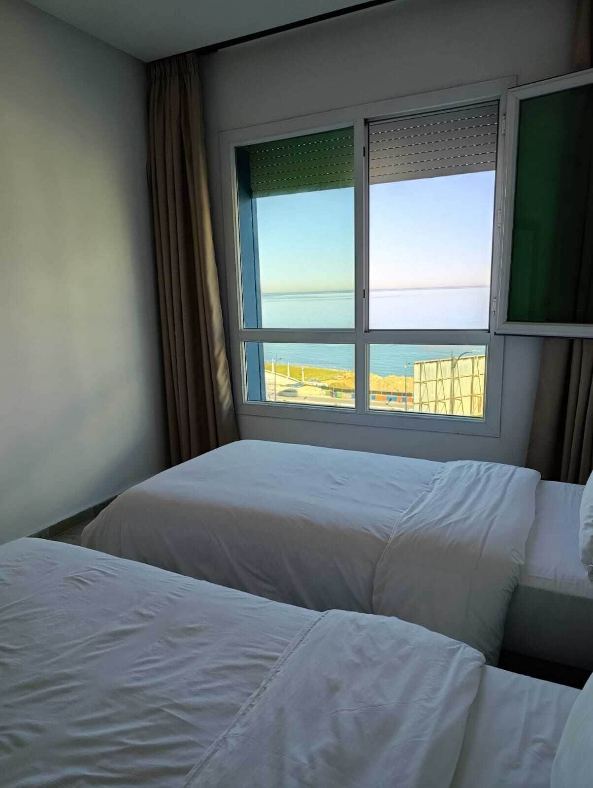 家庭公寓, 阳台, 海滩景观 | 防过敏的被褥、羽绒被、客房内保险箱、笔记本电脑工作区