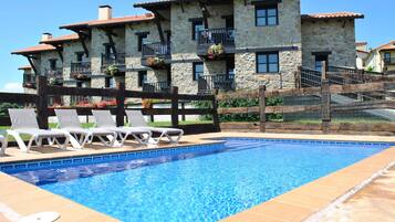 Indoor pool, outdoor pool, open 9:00 AM to 10:00 PM, sun loungers