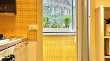 Appartement Deluxe, vue ville | Cuisine privée