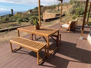 Outdoor dining - Bungalow with Pool in Rural Farm (El Escobonal)