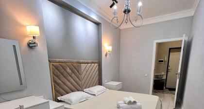 Spacious 2-bedroom apartment with WiFi, AC in enjoyable Almaty