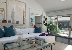 TV connectée, cheminée
