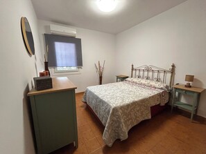 2 bedrooms, iron/ironing board, travel crib, WiFi