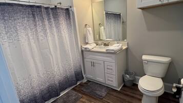 Serviettes fournies, savon, papier toilette