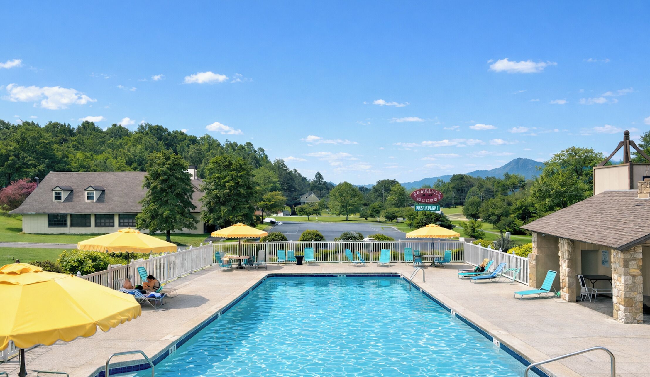 Seasonal outdoor pool