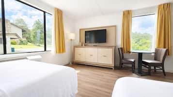 Signature Room, 2 Queen Beds, Balcony, Mountain View | Individually furnished, desk, laptop workspace, free WiFi