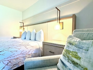 1 bedroom, individually furnished, desk, laptop workspace