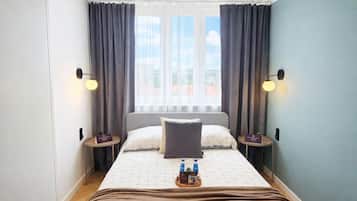 Comfort appartement, uitzicht op stad | 1 slaapkamer, een kluis op de kamer, individueel gedecoreerd