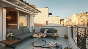 Penthouse, City View | Terrace/patio
