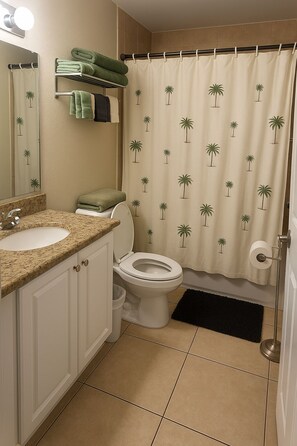 Handdoeken, zeep, toiletpapier