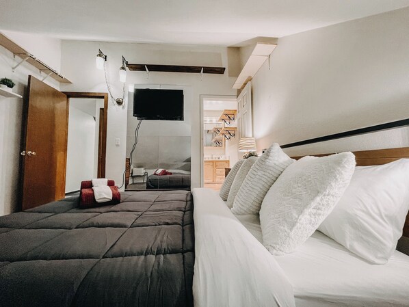 Appart'hôtel, 2 chambres, fumeur, balcon