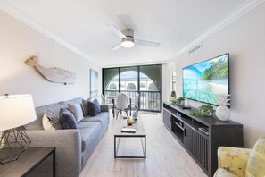 Condo, 1 King Bed with Sofa bed (Anglers Cove G-502) | Living area