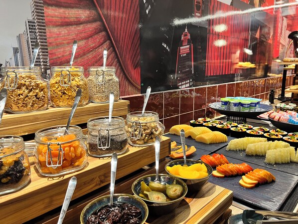 Gratis morgenmadsbuffet hver dag
