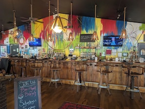 Bar (on property) - Luxury Lodging, Lakefront View,  2 Queen Beds w/Private Bath, Private Patio. (Elizabethtown)